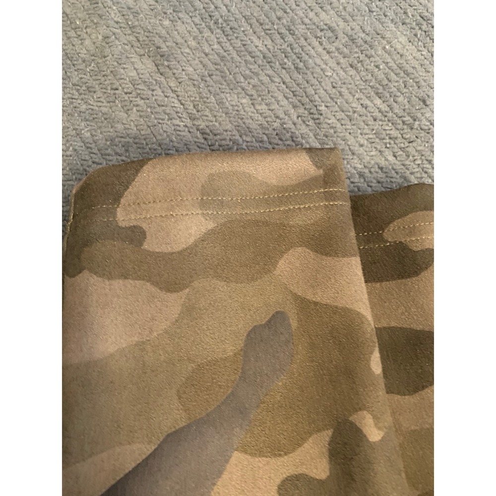 HBM Runway Legging Womens Size 10 Camo High Waisted Stretch Leggings Green Brown - Picture 3 of 8